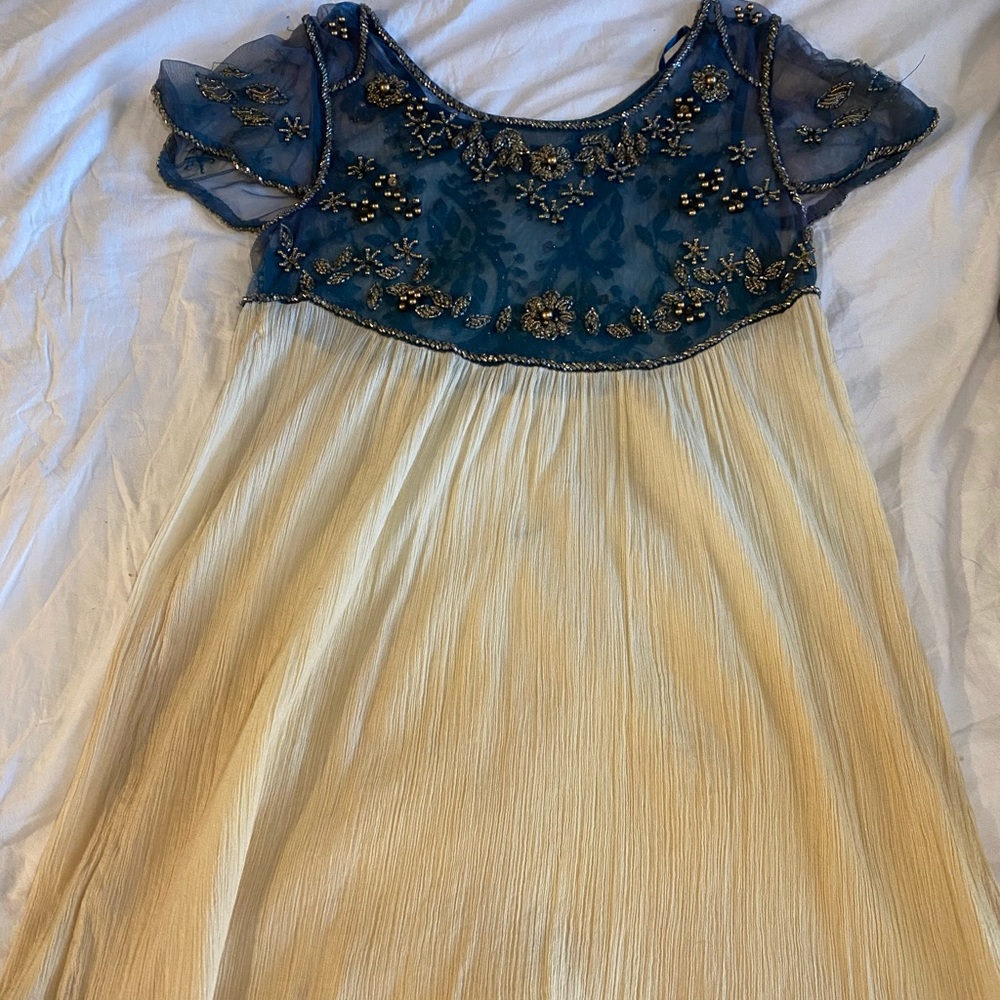 Free People Embellished Pams Tunic in Peach
